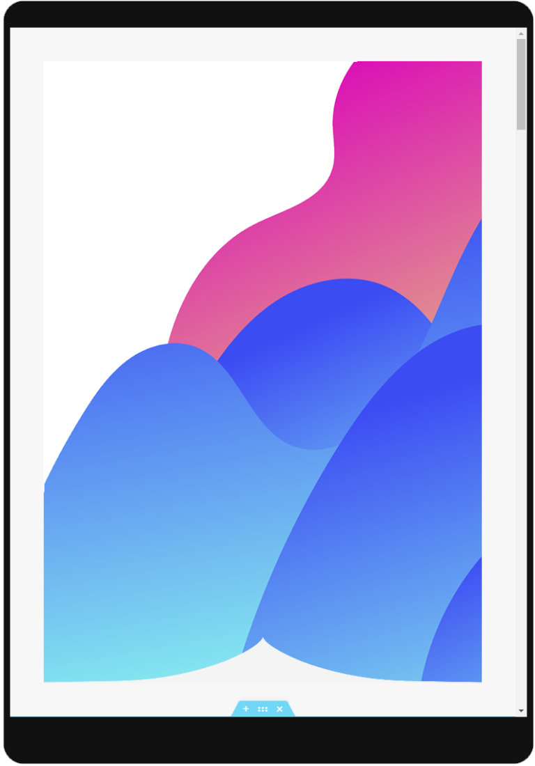 blank tablet